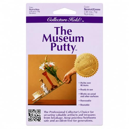 Quakehold! 99111 2.64-Ounce Museum Putty, Neutral/Crème, White