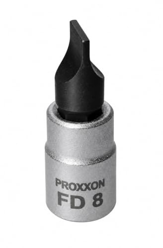 PROXXON 23742 Schlitzschrauben Einsatz 8,0 mm FD 8 Antrieb 6,3 mm (1/4)