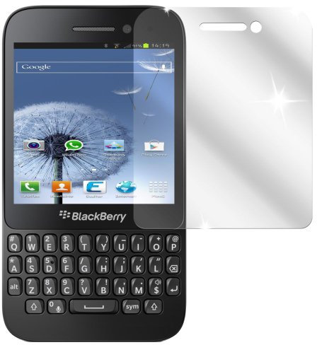 Ecultor I 6X Schutzfolie klar kompatibel mit BlackBerry Q5 Folie Displayschutzfolie
