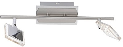 Paul Neuhaus Deckenleuchte 2x LED-Board / 4 W / 3000 K Innenleuchte, chrom/nickel IP20 6962-17