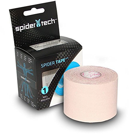 SpiderTech Gentle-Therapeutic Kinesiology Tape Roll for Hyper Sensitive and Radiated Skin 2x16.4'50mmx5m