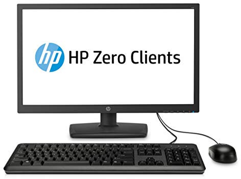 HP t310 All-in-One Zero Client Mini Desktop-PC (1066 MHz, 512 MB, VMWare Horizon View über PCoIP, Energy Star®-Zertifiziert; EPEAT® Gold-Registrierung, 3,99 kg, 559 x 165 x 398 mm)
