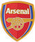 Arsenal FC Official Football Crest Rubber Fridge Magnet (One Size) (Red/Gold/Navy)