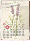Interluxe WANDKALENDER Blechschild Kalender EIN Garten IST EIN Freund Gartenhaus Shabby Vintage Geschenk Dekoration Haus Wohnung