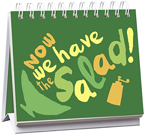 Now we have the salad!: Mit 24 Postkarten zum Heraustrennen