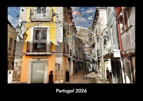 Portugal 2026 Fotokalender DIN A3: Monatskalender mit Bild-Motiven aus Orten und Städten, Ländern und Kontinenten