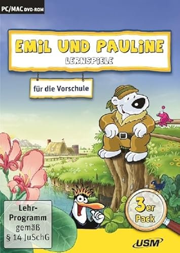 Emil und Pauline 3 in 1 Bundle - Lernspiele für die Vorschule: Emil und Pauline in der Stadt,... auf dem Bauernhof 2.0,... auf dem Land