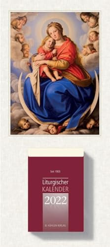 Liturgischer Kalender 2022: Tagesabreißkalender mit bebilderter Rückwand