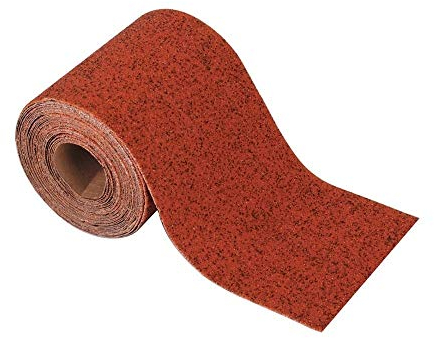 wolfcraft Rotolo di carta abrasiva per legno/metallo, 5 m x 115 mm, grana 240 I 1776000 I Per levigare superfici in legno e metallo