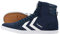 hummel Unisex Slimmer Stadil High Top, Dress Blue White 63 511 7647, 44 EU