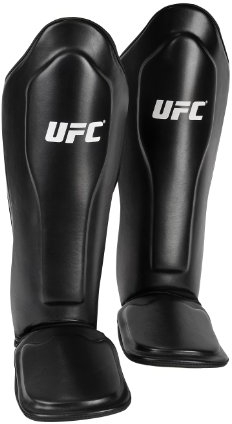 UFC Fuß-Schienbeinschützer Thai Shin und Feet Guards, Schwarz, L/XL