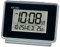 Seiko LCD Dual Alarm Kalender Uhr Kunststoff Schwarz
