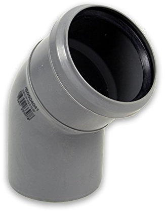 HT-Abflussrohr Bogen DN 110 67°