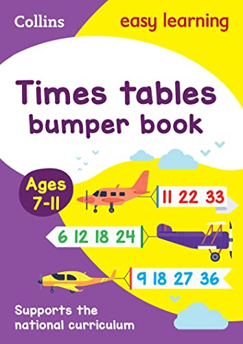 Times Tables Bumper Book: Ages 7-11 (Collins Easy Learning KS2)
