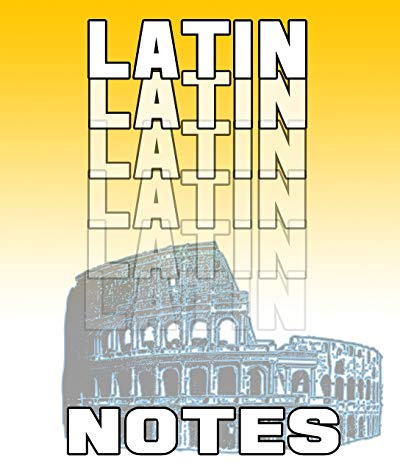 Latin Notes: Latin Journal, 8x10 Composition Book, Latin School Notebook, Latin Language Student Gift (On Target Language Notebooks)
