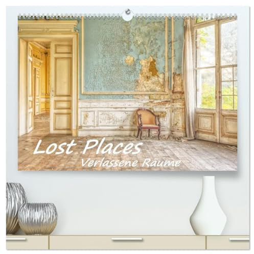 Lost Places - Verlassene Räume (hochwertiger Premium Wandkalender 2026 DIN A2 quer), Kunstdruck in Hochglanz: Magische Momente und mystische Eindrücke von Räumen (CALVENDO Orte)
