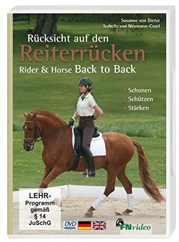 Rücksicht auf den Reiterrücken