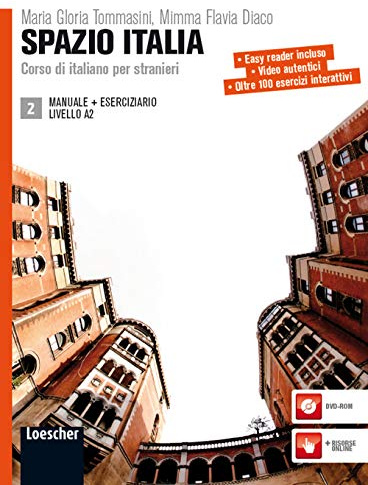Spazio Italia: Manuale + Eserciziario + DVD-ROM + Digitale 2 (A2)