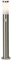 Brilliant AG 43699/82 Potelet Exterieur avec detecteur de Mouvement, Acier, E27, 20 W