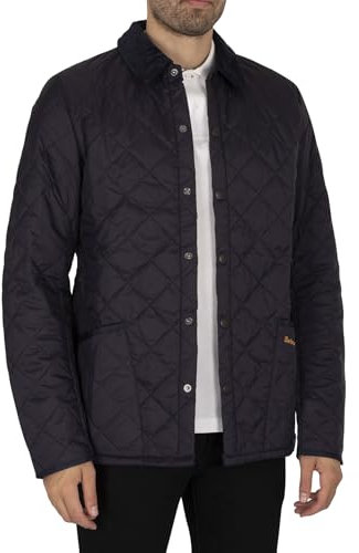 Barbour Uomo Giacca Trapuntata Heritage Liddesdale, Navy, M
