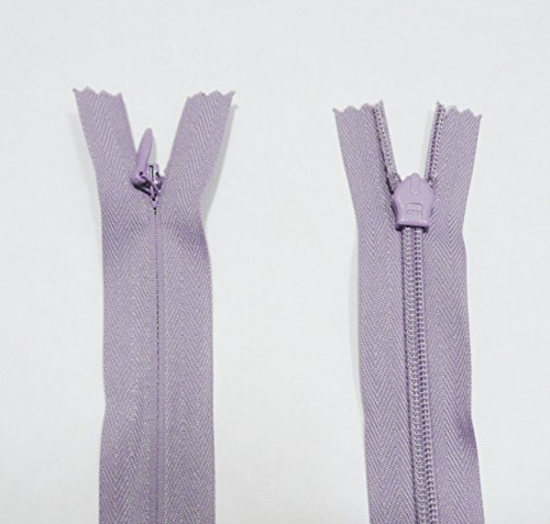 Opti 22 / 56cms Lilac Concealed Invisible Zip (equivalent to YKK)