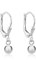 Tuscany Silver Damen - Ohrringe 925 Rundschliff Diamant 8.54.3549