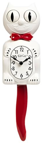 Kit Cat Klock Gentlemen Seasonal Edition (Zuckerstange Rot)