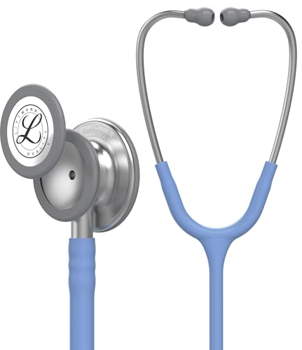 3M Littmann Classic III Stethoskop zur Überwachung, hellblauer Schlauch, 69 cm, 5630