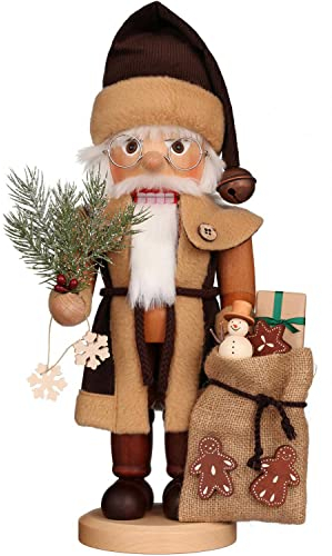 Nussknacker Nussknacker Weihnachtsmann natur - 40,0cm - Original Erzgebirge - Christian Ulbricht