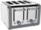 Dualit Architect 4 Slot Grey Body with White Panel Toaster