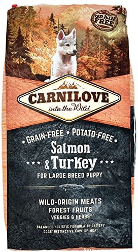 CARNILOVE Canine Puppy Large Salmon PAVO 12KG