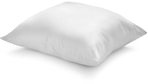 sleepling Kopfkissen 60x60 cm, Allergiker Kissen aus Bio Baumwolle, Bettkissen mit Cyclafill Füllung aus recycelten Plastikflaschen, Schlafkissen 60 x 60 cm, Made in EU, Ökotex, fest, Pillow