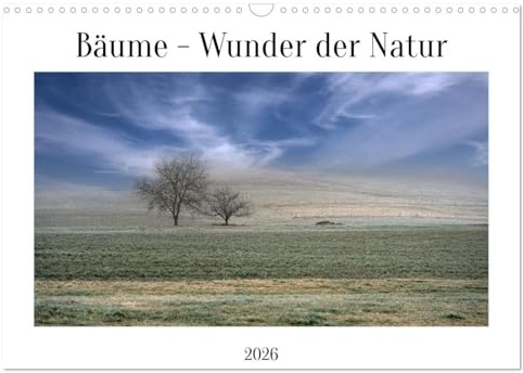 Bäume - Wunder der Natur (Wandkalender 2026 DIN A3 quer), CALVENDO Monatskalender: Erleben Sie unsere Bäume in ihrer erhabenen, natürlichen Schönheit (CALVENDO Natur)