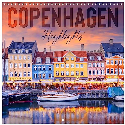 COPENHAGEN Highlights (Wall Calendar 2026 12 x 24 / 30 x 60 cm (open)) CALVENDO 12 Month Wall Calendar