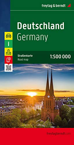 Deutschland, Autokarte 1:500.000 (freytag & berndt Auto + Freizeitkarten, Band 205)