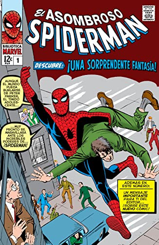Biblioteca marvel el asombroso spiderman 1. 1962-63: amazing fantasy 15, amazing spider-man 1-4, str