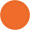 amscan 55015-05 Lot de 8 assiettes en carton Orange 22,8 cm