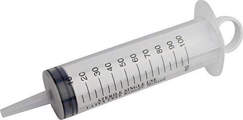 Romed Wund- und Blasenspritze 100 ml, 1 Stück, 3-teilig, steril verpackte Einmalspritze