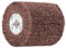 PFERD POLINOX Schleifwalze PNL | 100 x 100 mm, Keilnut 19 mm, Korund A100 | 44641010 – für Feinschliff & Finish