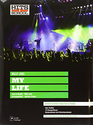 My life: gemischter Chor und Klavier. Chorpartitur - 10 Chorpartituren: Klavierbegleitung gratis als Audio-Streaming