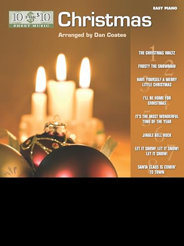 10 for $10 Sheet Music Christmas: Easy Piano