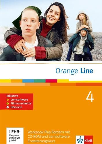 Orange Line 4 Erweiterungskurs: Workbook Plus Fördern mit CD-ROM, Audio-CD und Lernsoftware Band 4 (Orange Line. Ausgabe ab 2005)