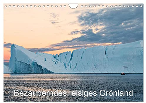 Bezauberndes, eisiges Grönland (Wandkalender 2026 DIN A4 quer), CALVENDO Monatskalender: Grönland - Eis und spektakuläre Natur (CALVENDO Natur)