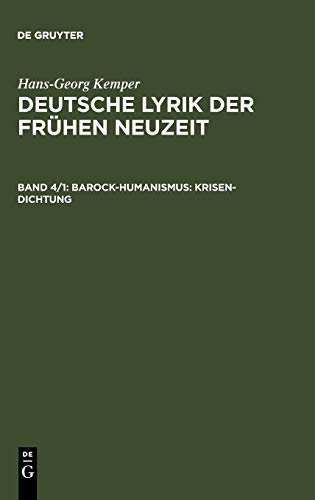 Barock-Humanismus: Krisen-Dichtung