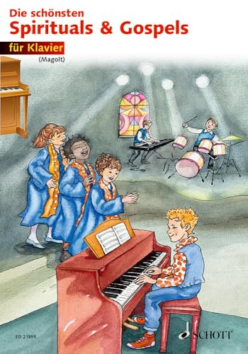 Die schönsten Spirituals & Gospels: sehr leicht bearbeitet. Klavier. Spielpartitur.