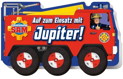 Feuerwehrmann Sam: Auf zum Einsatz mit Jupiter!: Pappbilderbuch mit beweglichen Papprädern