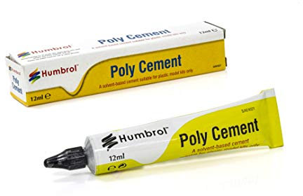 Best Price Square Poly Cement 12ML Tube AE4021 by HUMBROL