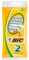 BIC 2, Packung 5, Rasiermesser mit Doppelklingen