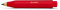 Kaweco Classic Sport Porte-mine 3,2 mm 5B I Porte-mine en plastique de qualité supérieure au design octogonal huit Kant I Crayon de pression 10,5 cm I Crayon de pression rechargeable (rouge)