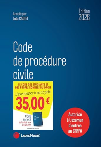 Code de procédure civile 2026